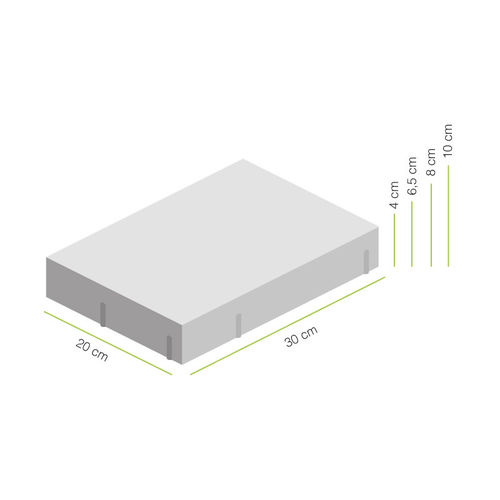 Pavé en béton - ECOGRANIC®: 30×20 - PVT - carrossable / pour espace public / en matières recyclées
