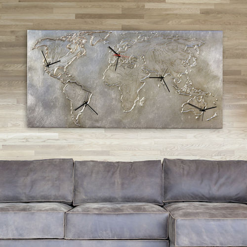 Horloge contemporaine - P4546 - PINTDECOR - murale / analogique / d'intérieur