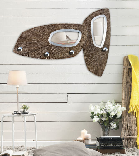 Patère contemporaine - P4581   - PINTDECOR - en métal chromé / multiple / peinte