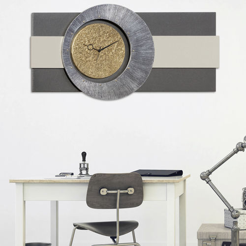 Horloge contemporaine - P4590   - PINTDECOR - murale / analogique / d'intérieur