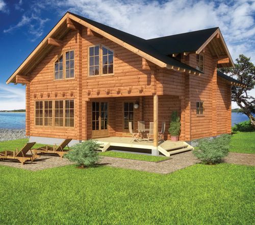 Maison préfabriquée - RIVERBANK - Artic House - écologique / contemporaine / à 2 étages