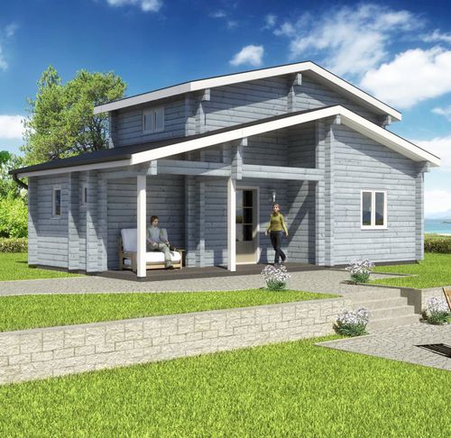Maison préfabriquée - COTTAGE - Artic House - écologique / contemporaine / à 2 étages