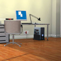 Goulotte de câblage en aluminium - Simon - en PVC / murale / pour bureau