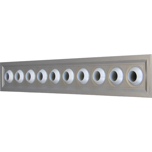 Diffuseur d'air de plafond - BUGR - tecno-ventil SpA - linéaire / multibuse