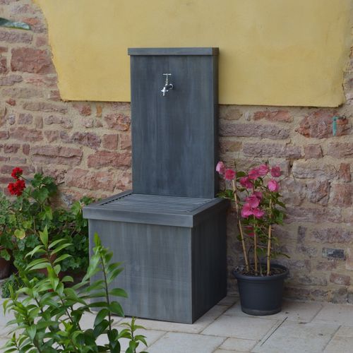 Fontaine de jardin - JASMIN 1 - MISTERZINC - en zinc / contemporaine