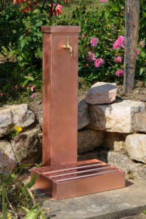 Fontaine de jardin - ALOES - MISTERZINC - en cuivre / contemporaine