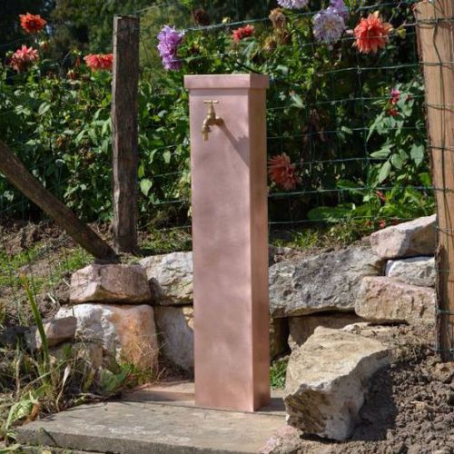 Fontaine de jardin - GIROFLEE - MISTERZINC - en cuivre / contemporaine