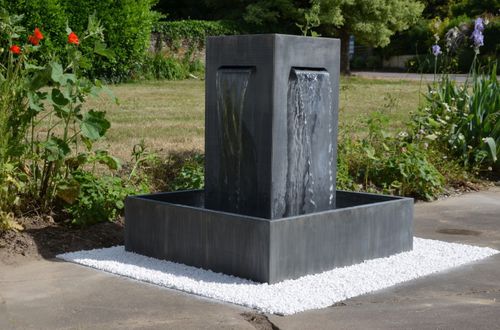 Fontaine de jardin - NIAGARA - MISTERZINC - en zinc / contemporaine