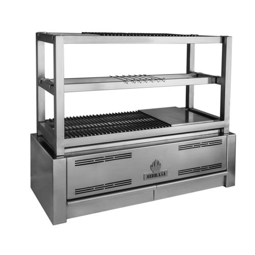 Gril sur plan - ROBATAYAKI RM - Mibrasa Charcoal Oven SL - professionnel / en acier inox