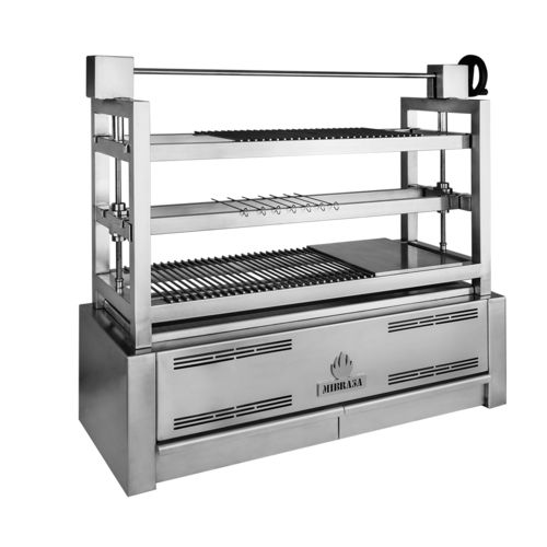 Gril sur plan - ROBATAYAKI RM SE - Mibrasa Charcoal Oven SL - professionnel / en acier inox