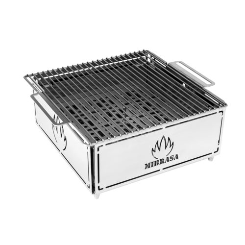 Gril sur plan - HIBACHI MH 300 PLUS - Mibrasa Charcoal Oven SL - professionnel / en acier inox