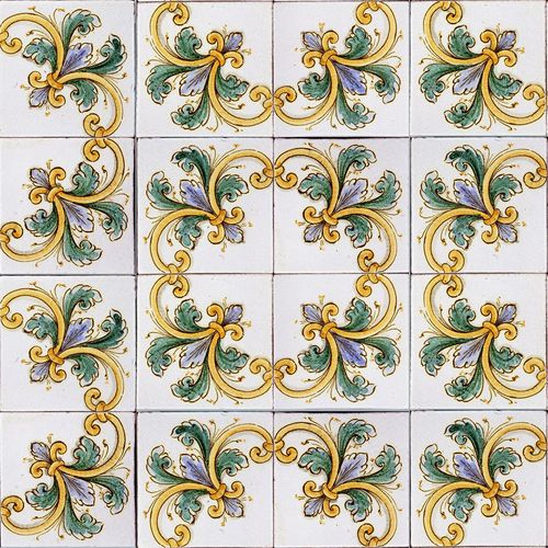 Carrelage en terracotta - GIALLO ARANCIO : A10 - Ceramiche Militello art & design S.R.L - d'intérieur / mural / de sol