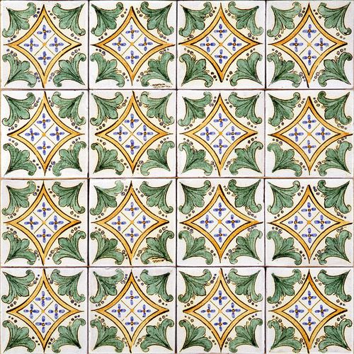 Carrelage en terracotta - GIALLO ARANCIO : A08 - Ceramiche Militello art & design S.R.L - d'intérieur / mural / de sol