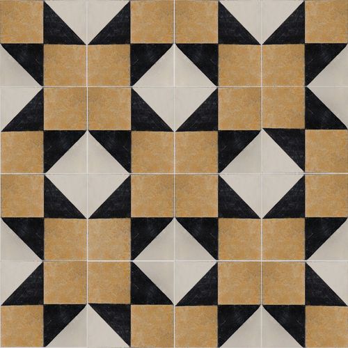 Carrelage d'intérieur - GIALLO ARANCIO : ROND Q - Ceramiche Militello art & design S.R.L - mural / au sol / en terracotta