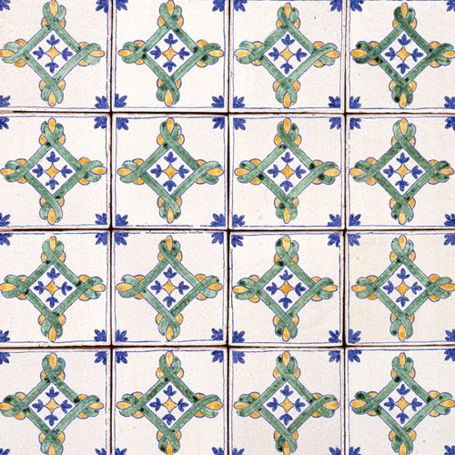 Carrelage en terracotta - VERDE RAME : V08 - Ceramiche Militello art & design S.R.L - d'intérieur / mural / de sol
