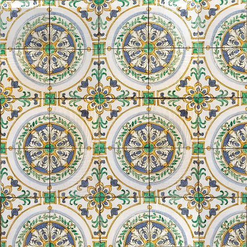 Carrelage en terracotta - VERDE RAME : B04 - Ceramiche Militello art & design S.R.L - d'intérieur / mural / de sol