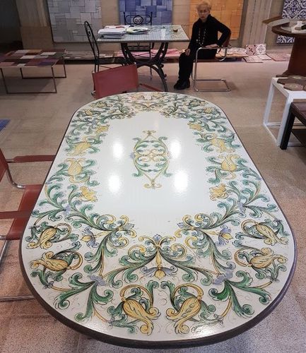 Plateau de table en pierre de lave - Ceramiche Militello art & design S.R.L - antitache / anti-abrasion / professionnel