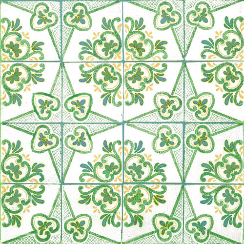 Carrelage en céramique émaillée - VERDE RAME - Ceramiche Militello art & design S.R.L - en terracotta / peint à la main / d'intérieur