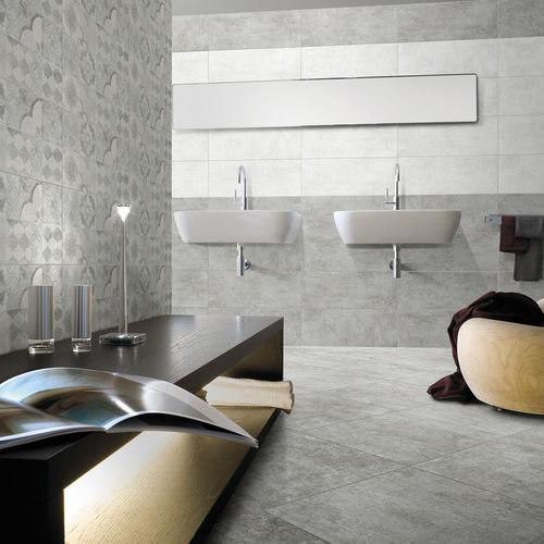 Carrelage en grès cérame - CONCRETE - CERAMICA EURO - mat / d'intérieur / mural