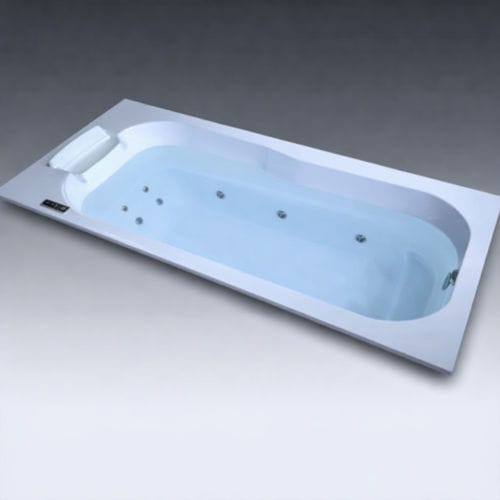Bain à remous encastrable - HYDROBATH - WATERGAME COMPANY - rectangulaire / 1 place / en composite