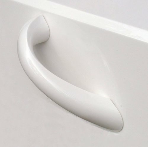 Barre de maintien en composite - POIGN&Eacute;E DE BAIN - WATERGAME COMPANY - courbée / pour sanitaire / à usage domestique
