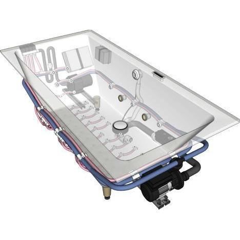 Baignoire à encastrer - AERO-HYDROBAIN - WATERGAME COMPANY - à usage professionnel / en composite / contemporaine