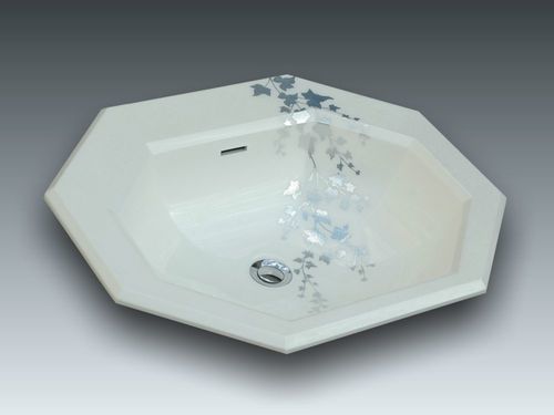 Vasque à encastrer - GENOVA 3 - WATERGAME COMPANY - en matériaux composites / personnalisable / finition mat