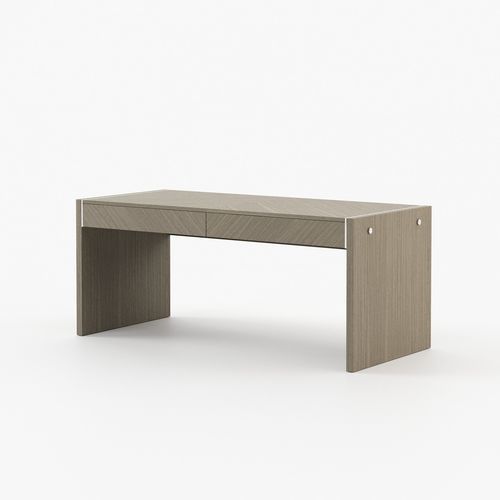 Bureau sur pied - BONHAM  - Laskasas - contemporain / en chêne / en métal