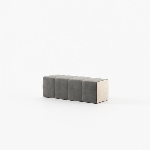 Banquette contemporaine - CHARLIE  - Laskasas - en tissu / en cuir / sur mesure