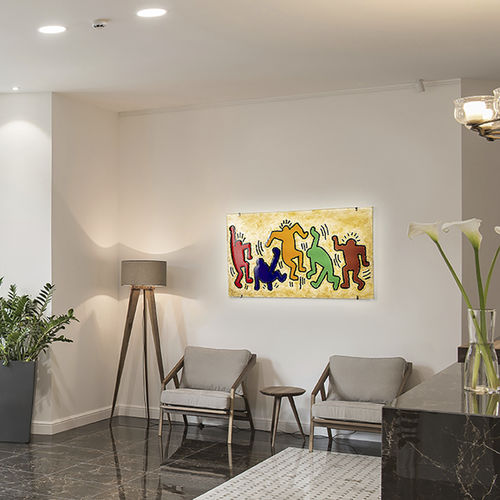 Tableau décoratif sur verre - DANCING MEN - veveglass - figuratif
