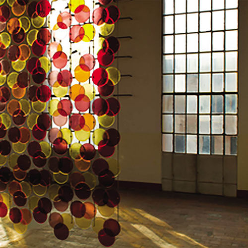 Séparateur d'espace en métal - RGB hall - veveglass - en verre / professionnel / d'intérieur
