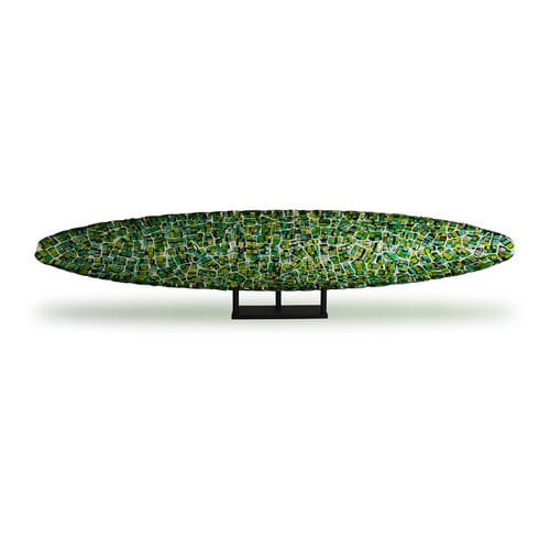 Centre de table en verre de Murano - GONDOLA FLAKES - veveglass - fait main / contemporain / personnalisable