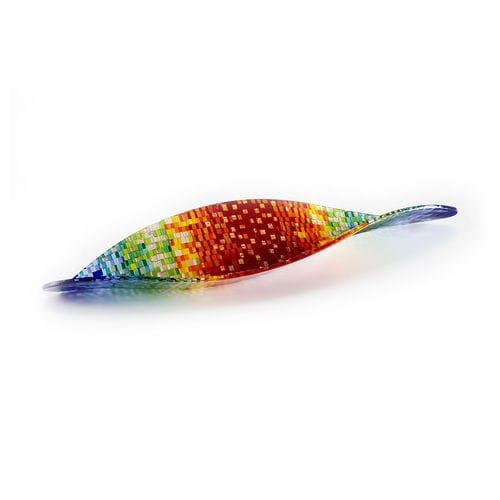 Centre de table en verre de Murano - ONDA IMPRESSION - veveglass - fait main / contemporain / personnalisable