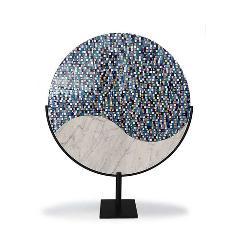 Sculpture en métal - ORIGIN - veveglass - en marbre de Carrare / en verre de Murano / fait main