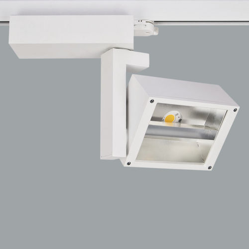 Éclairage sur rail à LED - PURELITE BRIDGESPOT / I01.MLT.40238 - Avolux - rectangulaire / en fonte d'aluminium / en verre