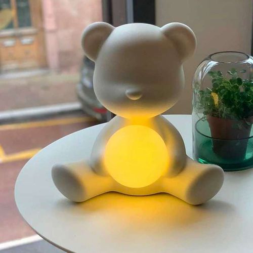 Lampe de table - TEDDY - Qeeboo - en polyéthylène / design original / à batterie rechargeable