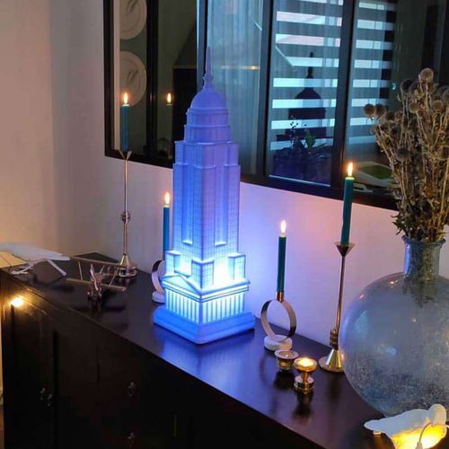 Lampe de table - EMPIRE - Qeeboo - en polyéthylène / design original / à batterie rechargeable