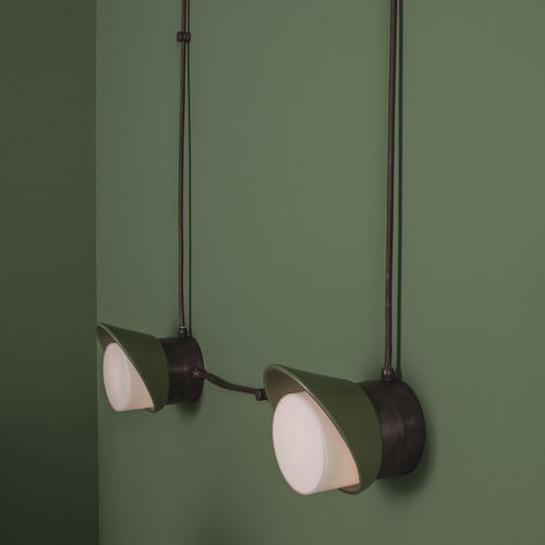 Applique murale contemporaine - CHAPEAU - TOSCOT - d'intérieur / d'extérieur / en aluminium
