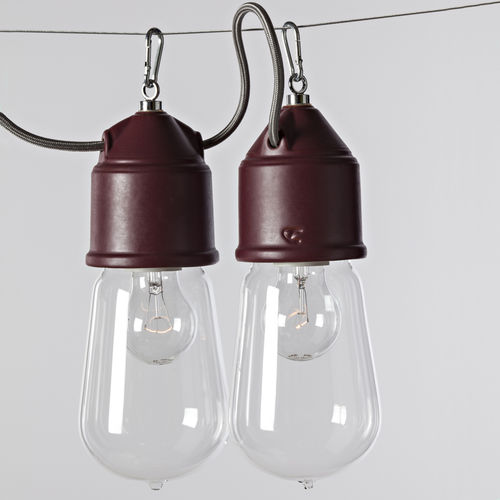 Éclairage sur câble à LED - NOVECENTO  - TOSCOT - rond / en laiton / en acier
