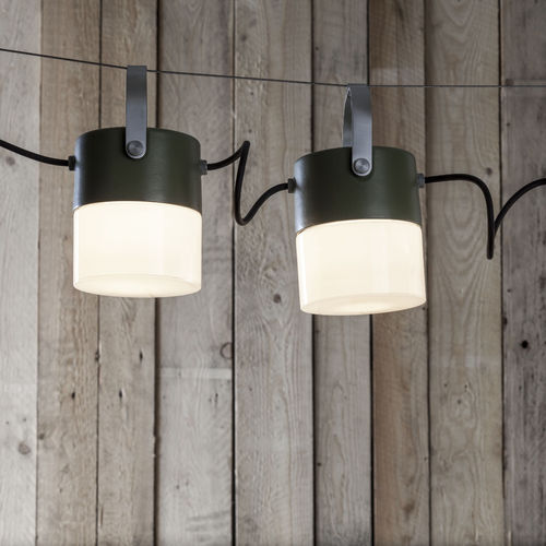 Éclairage sur câble à LED - SWING  - TOSCOT - rond / en aluminium / en verre soufflé