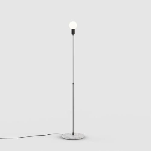 Lampe sur pied - LUNA - Lambert et Fils - en laiton / en verre / en marbre