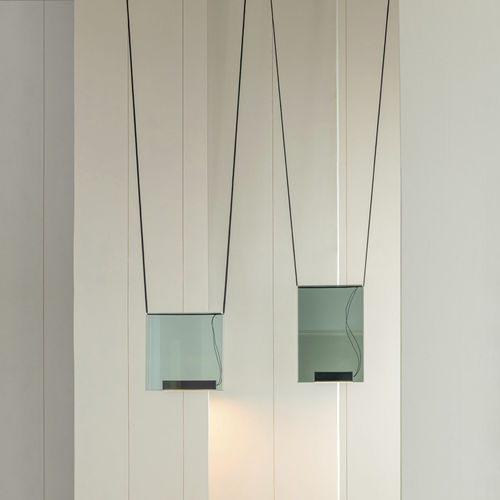 Luminaire suspendu - 22 - Lambert et Fils - à LED / carré / IP20