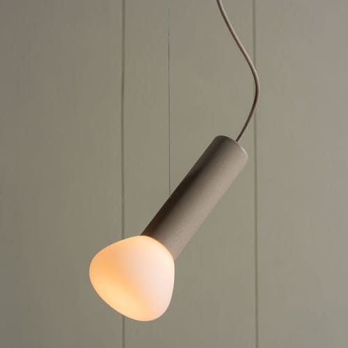 Suspension - 02 - Lambert et Fils - en aluminium / en verre soufflé / contemporaine