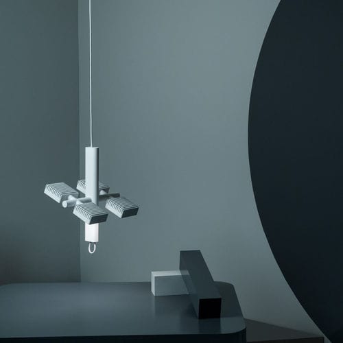 Luminaire suspendu - 01 - Lambert et Fils - à LED / carré / IP20