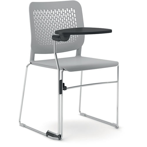 Chaise de bureau contemporaine - LINEA MALIKA: KIT 186 MALIKA/F - Brado S.P.A. - en plastique / à tablette / professionnelle