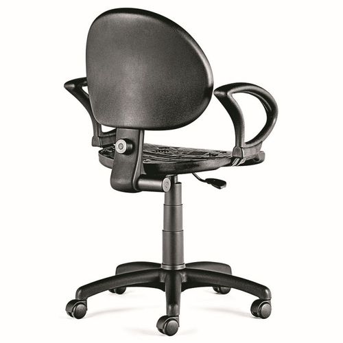 Fauteuil de bureau contemporain - LINEA BIRO - Brado S.P.A. - en tissu / professionnel / à roulettes