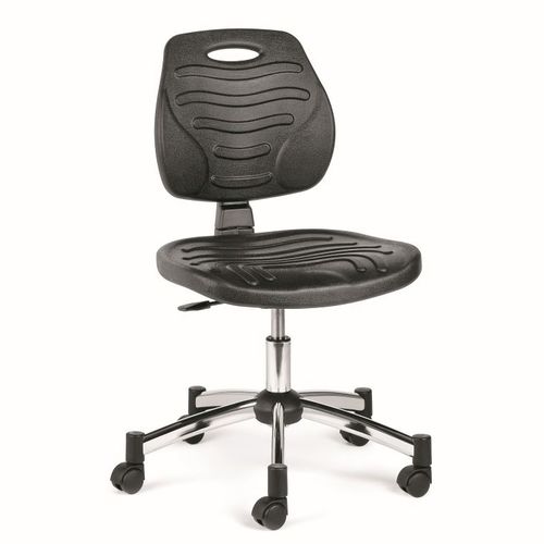 Chaise de bureau contemporaine - LINEA SOFTY - Brado S.P.A. - en polyuréthane / à roulettes / professionnelle