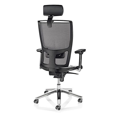 Fauteuil de bureau contemporain - LINEA ZOE EVOLVE - Brado S.P.A. - en résille / avec repose-tête / réglable