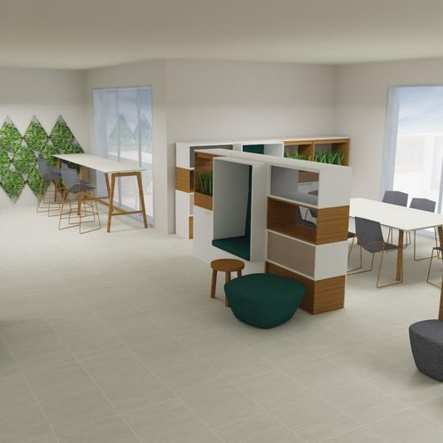 Bureau sur pied - FEEL - GONZAGA-PRO D.O.O. - pour 1 personne / contemporain / en chêne