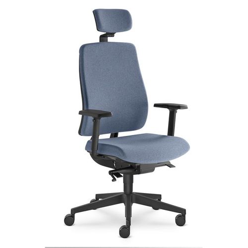 Fauteuil de direction contemporain - SWING  - LD Seating s.r.o. - en tissu / en nylon / avec repose-tête